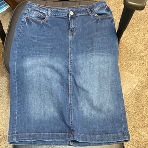 Jean skirt